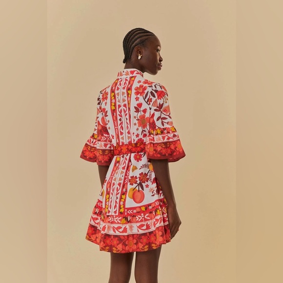 FARM RIO NWOT Romantic Orchard Mini Dress - Picture 5 of 11